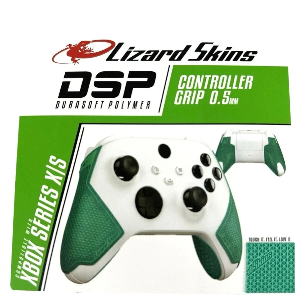 2 Pack Lizard Skins DSP Controller Grip 0.5mm Teal for‎ Xbox Series X|S